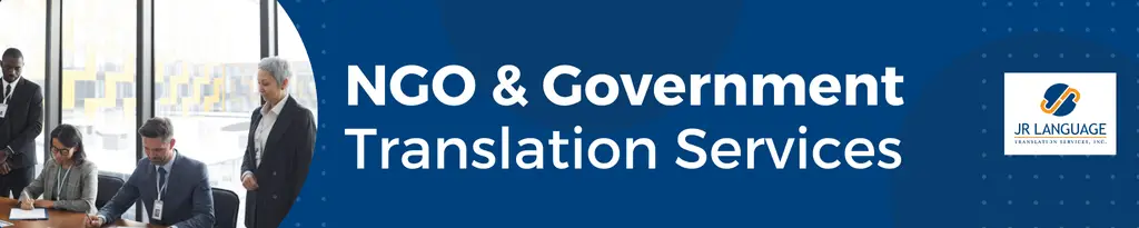 government document translation services banner image