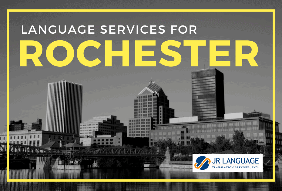 Rochester NY professional translation services banner image