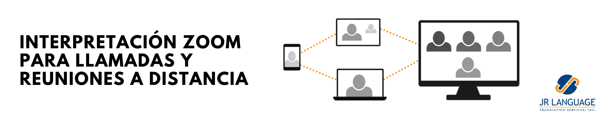 interpretación remota via zoom