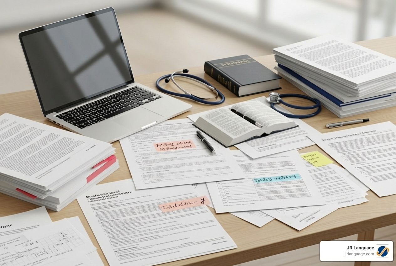 Medical document translation